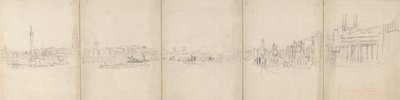 Panorama Old London Bridge by David Cox